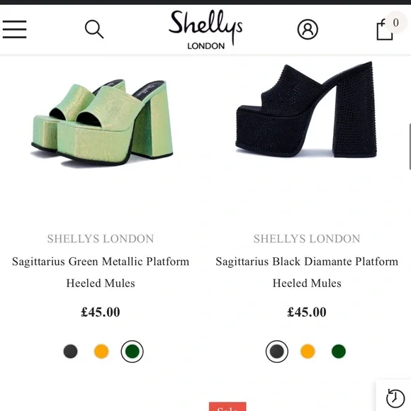 Shelly’s London Mules - Picture 2 of 4